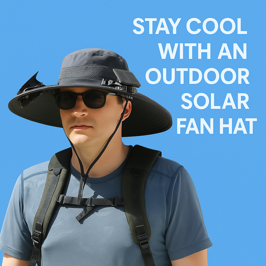Scably™ Outdoor Solar Fan Hat