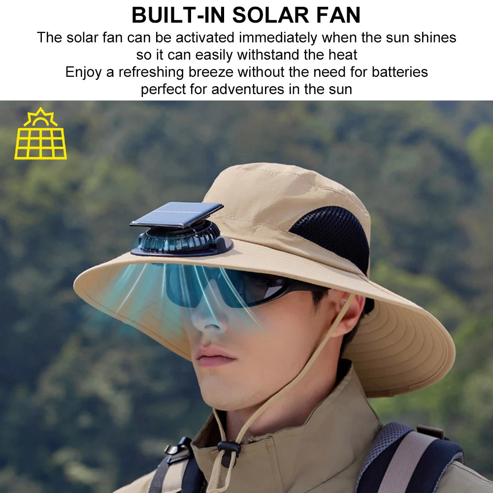 Scably™ Outdoor Solar Fan Hat